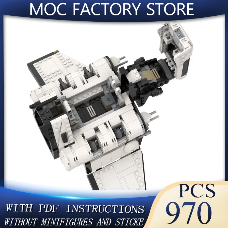 

970pcs Moc BuildingBlocks Space War Imperial Lambda-class Shuttle Modification Building Block DIY Assemble for Children presents
