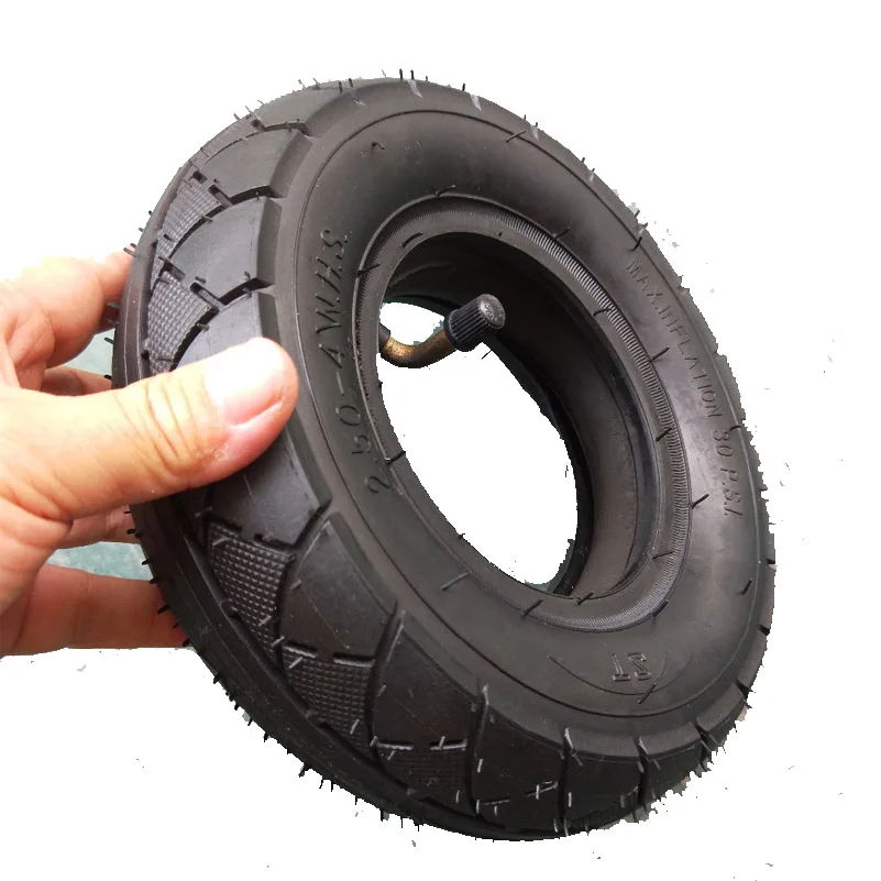 2.50-4 Tires 2.50-4 Pneumatic Tires for Motorcycles BMX Unicycle Tires Gas Electric Scooters Bicycles