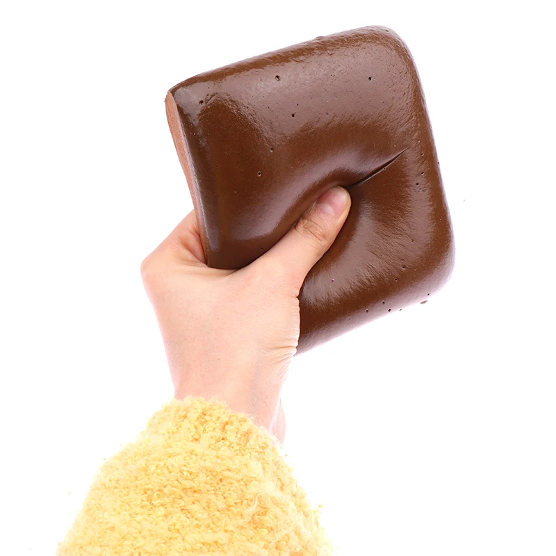 끈적 끈적한 토스트 느린 리바운드 장난감 부드러운 디저트 짜기 파티 편안한 구호 감각 Squishies 지우기 시뮬레이션 장난감 선물