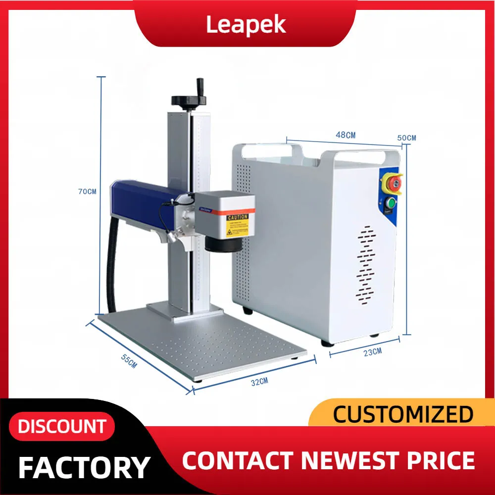 

2.5d 3d Colour Marker 60w 100w Factory Laser Marking Machines for Jewelry Metal Plastic