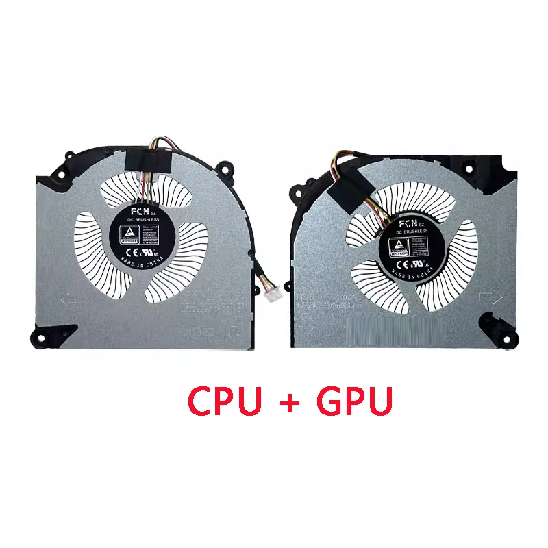 New Original Laptop Cooler CPU GPU Cooling Fan For Hasee T8-DA5NP/DA7NP/DA9NT/DA7NS/DA7NP+/DA5NP