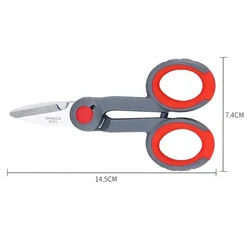 JAPAN Outdoor Fishing Tackle Portable Fishing Plier PE Line Cycling Hiking Stainless Steel Scissor Braid Line Lure Cutter Carp