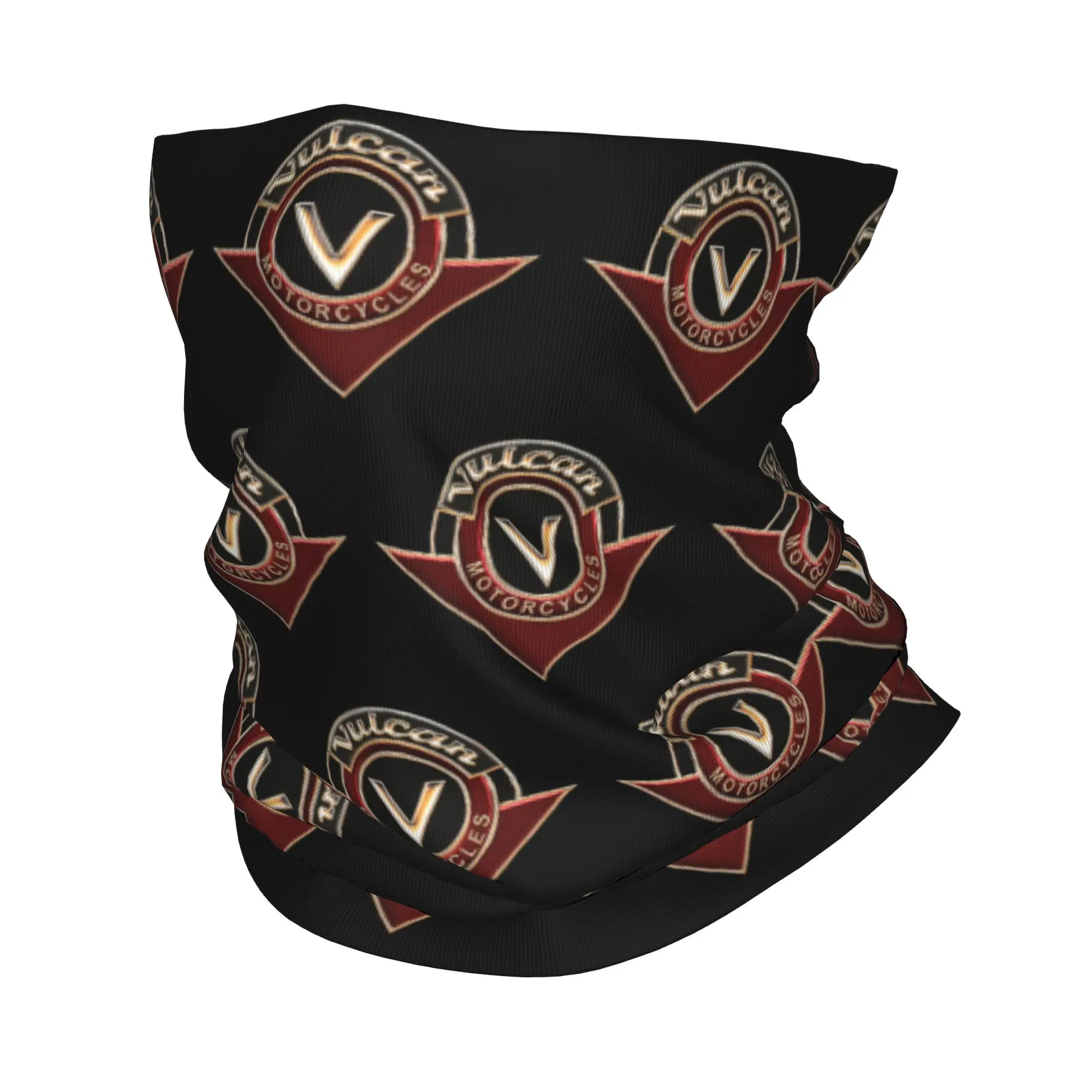Custom V-Vulcans Bandana Neck Gaiter Windproof Face Scarf Cover Women Men Motorcycles Headband Tube Balaclava