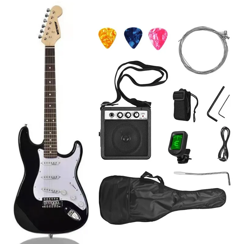 Electric guitar single shake ST series set professional grade, adult beginner entry