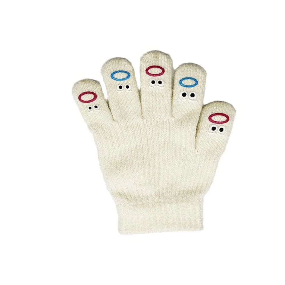 ユニセックスタッチ可能スクリーングローブ,暖かいニットミトン,フルフィンガー,冬,2024