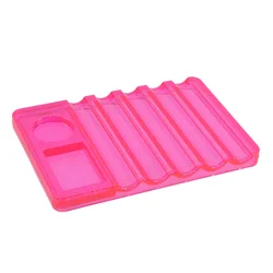 1PC Acrylic Crystal Nail Enhancement Pen Holder Phototherapy Carving Pen Base with Color Palette Nail Enhancement Tool