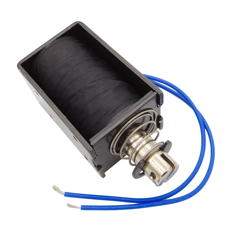 gangbei 1578 Wholesale DC12V 24V 5A Force 5Kg travel 15mm Pull Type Linear Solenoid Electromagnet