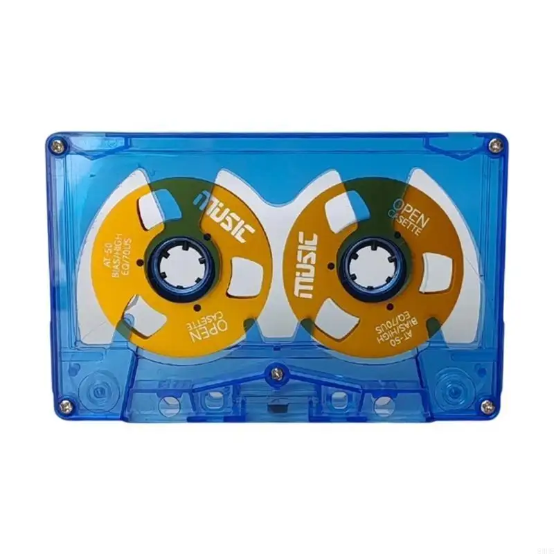 Retro Inspired Metal Frame Blank Cassettes Tape 45min Recording Time Premium Materials Tape Sound Art Applications 83CE
