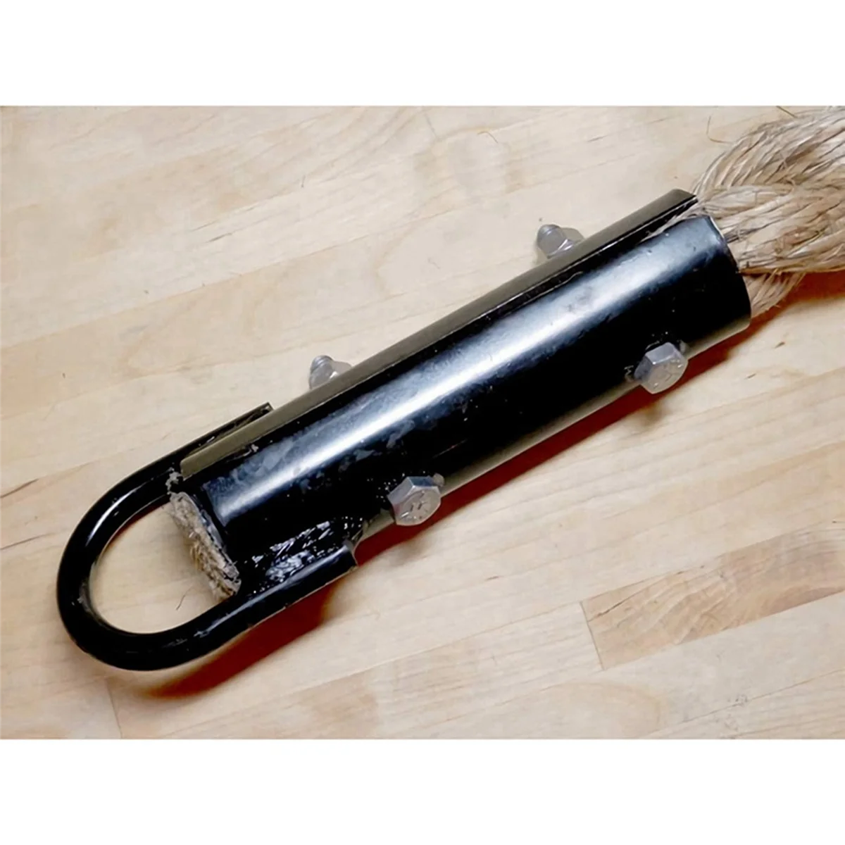 ¡Ventas! Abrazadera para cuerda de escalada, gancho de fijación para plataforma de entrenamiento de escalada de cuerda para cierre de cuerda de 1,5 pulgadas, equipo de Fitness, entrenamiento de fuerza