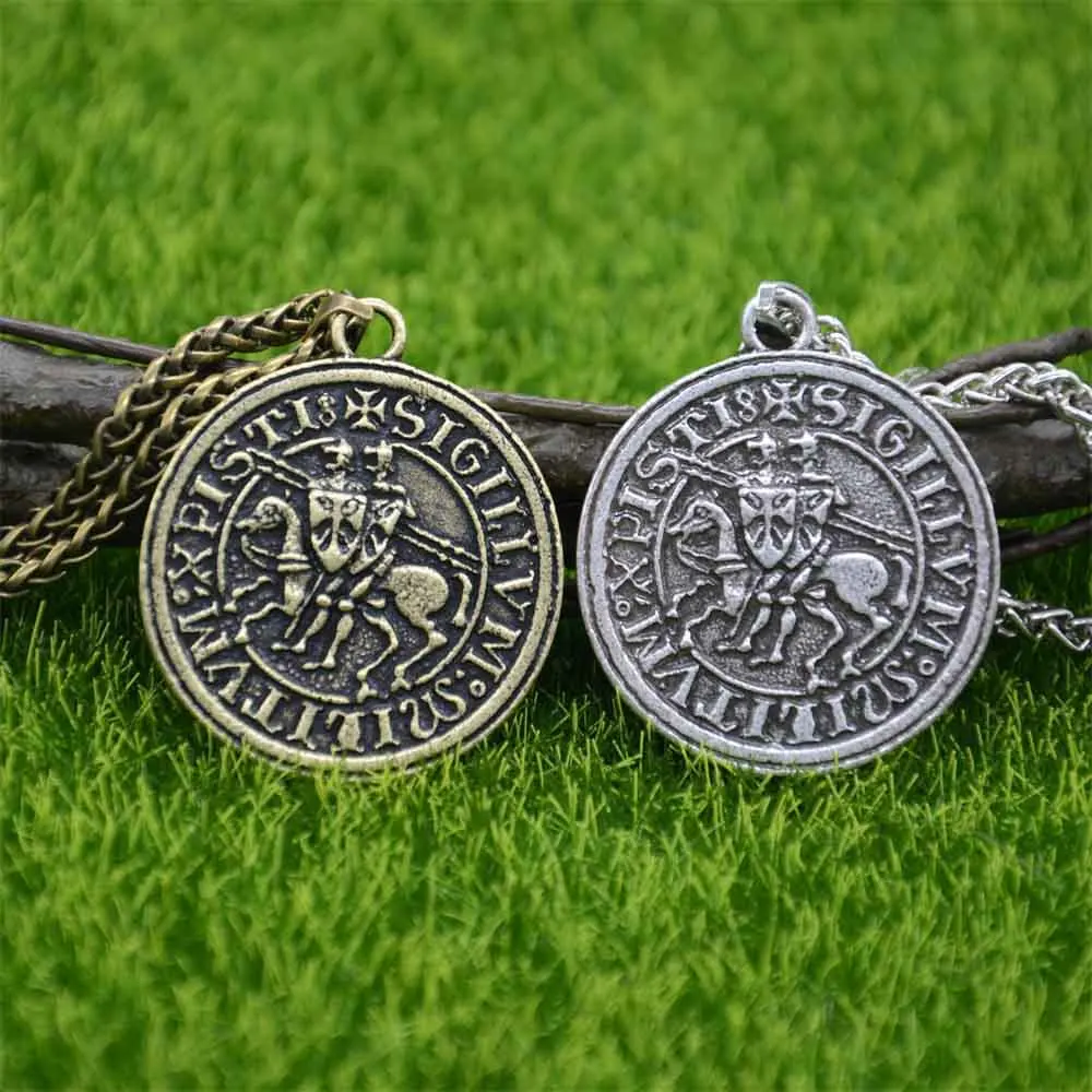 Viking Soldier Warrior On Horse Pendant Mens Jewelry Vintage Punk Necklace Dropshipping