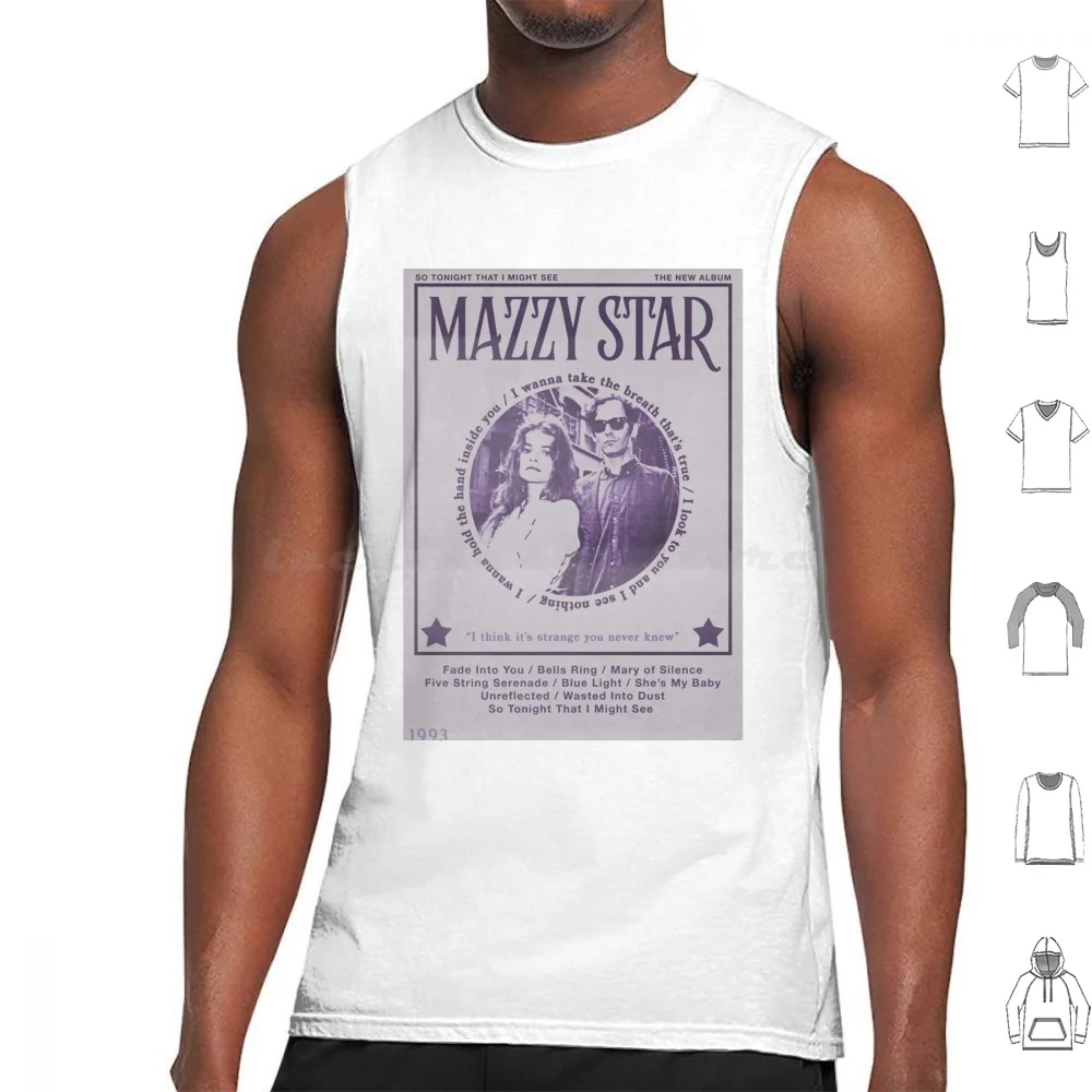 Fade Into You Camisetas sin mangas Chaleco sin mangas Cool Pop Retro Vintage Mazzy Star Alternativa Fade Into You Dream Pop Hope Sandoval