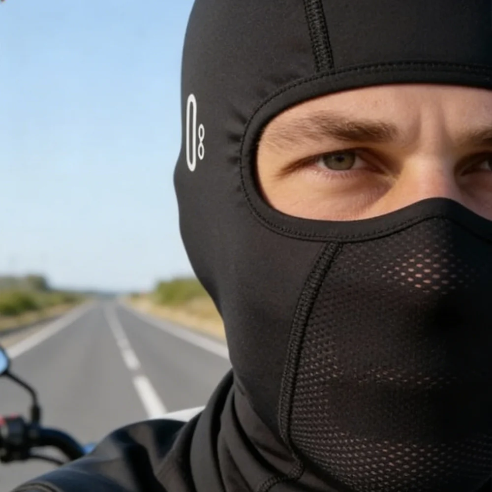 For Ducati 250MX 350 Desmo 450MX 900 SS desmo Motorcycle Balaclava Summer UV Protection Glasses Face Breathable Hole Winter Warm view 5