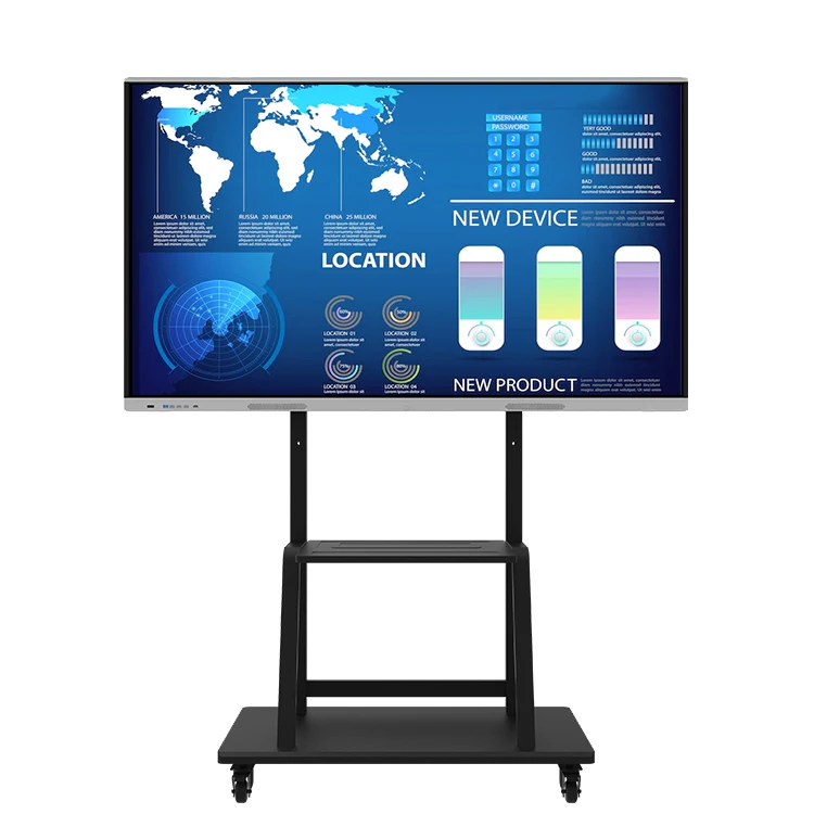 

4k Ultra Thin 75 Inch Interactive Smart Lcd Conference Machine All-in-one Display