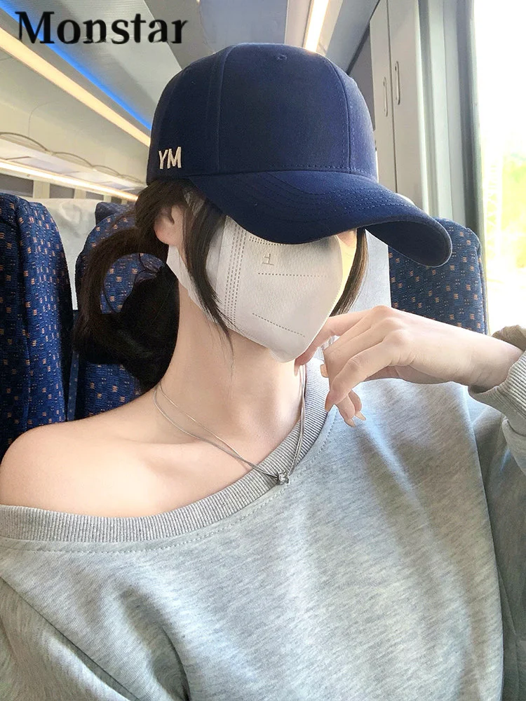 monstar-wide-brim-hat-unisex-hard-top-baseball-cap-deepened-casual-cotton-hat-for-men-and-women-with-letter-pattern