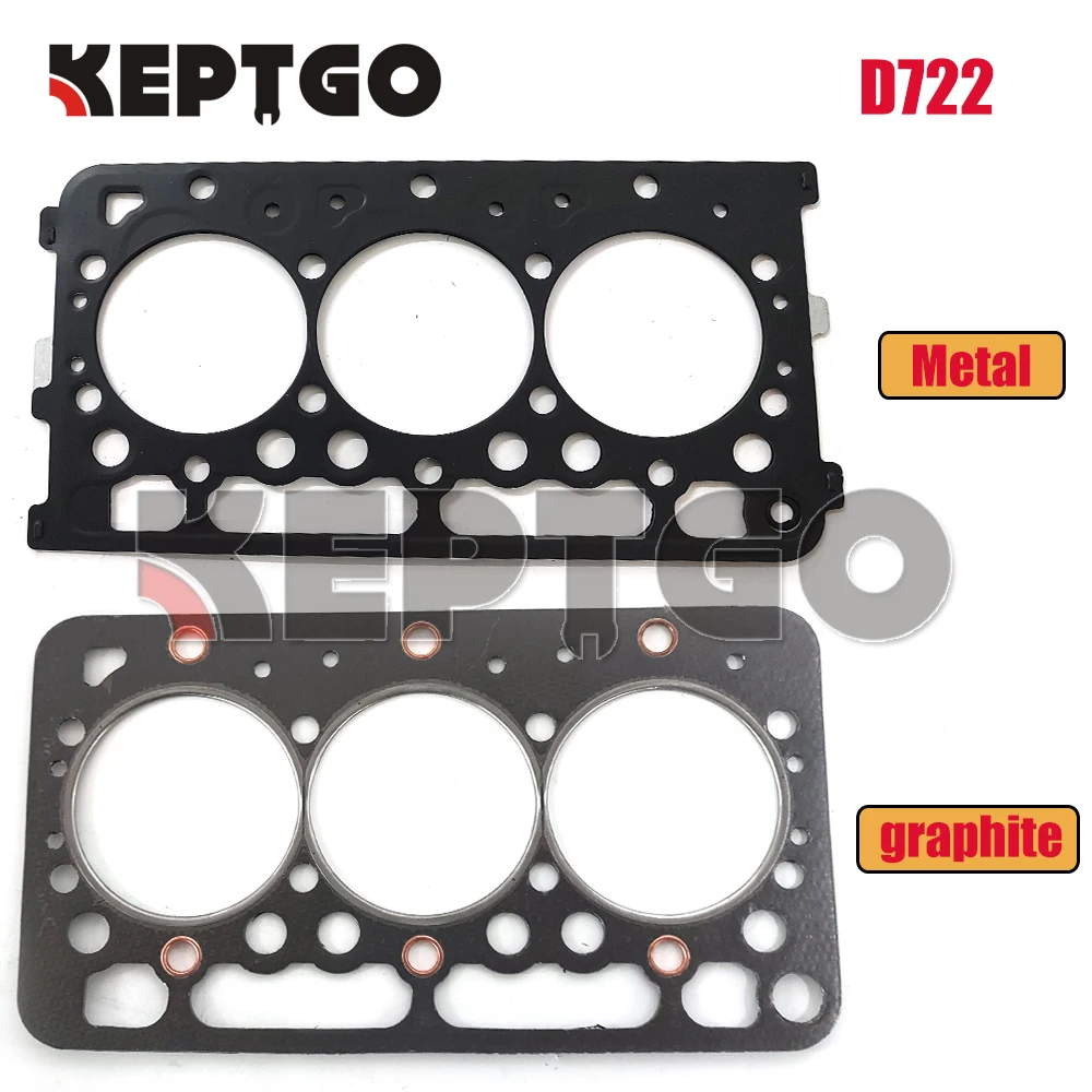 New D722 Cylinder Head Gasket For Kubota Bobcat D722 D782 3D66 16871-03310 1687103310 16871-0331-1