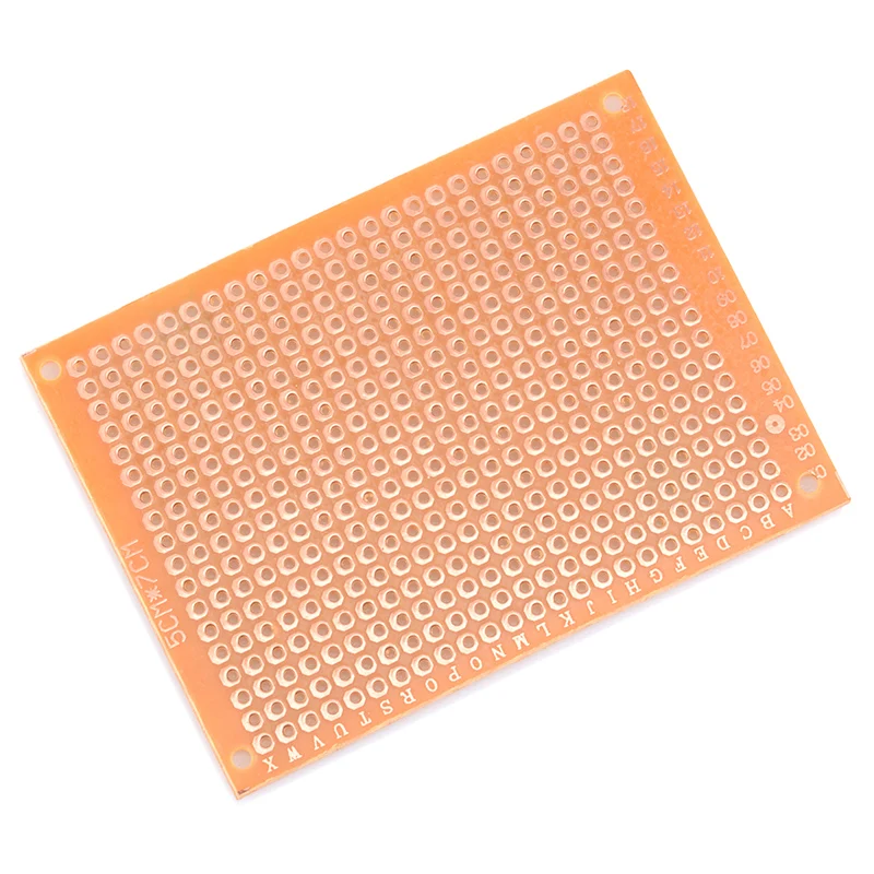 10Pcs 5*7 PCB 5x7 PCB 5cm 7cm DIY Prototype Paper PCB Universal Board yellow