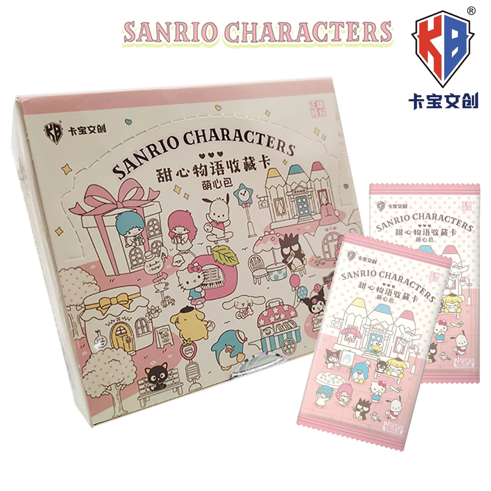 KABAO Genuine Sanrio Collection Card Cute Healing Cartoon IP Star Family Exquisite Design Character Card Youth Entertainment Toy