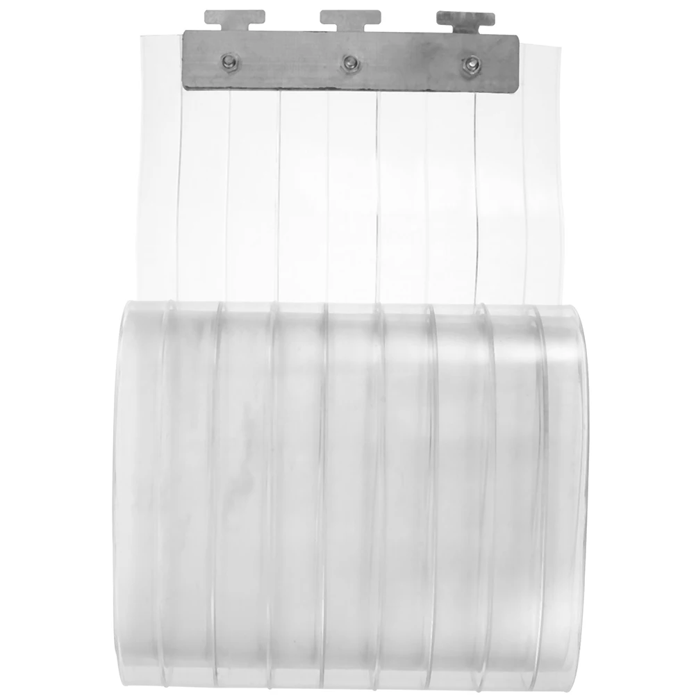 

2Pcs Plastic Door Strip Curtain Clear Insulated Doorway Divider for Home Supermarket Walk in Cooler Curtain Door Strips