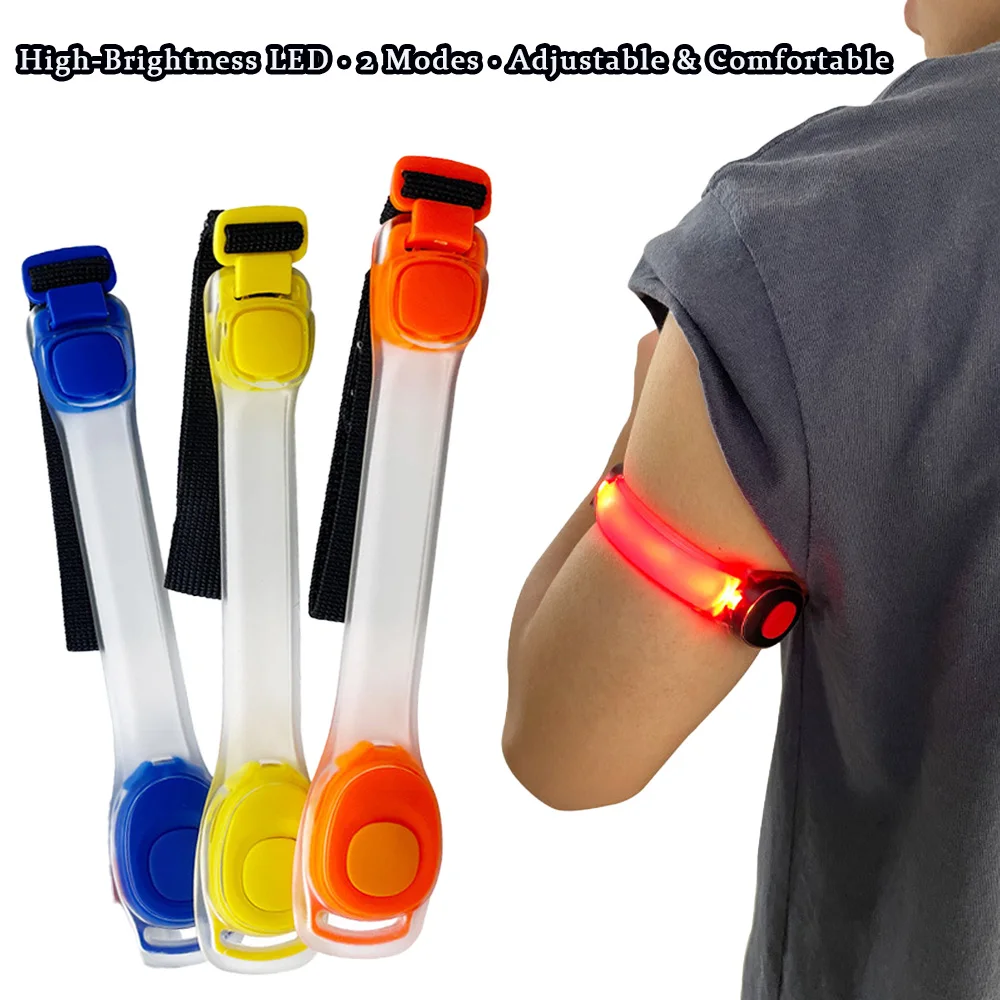 

LED Light Up Armband Night Running Wristband Strap Glow Sports Bracelet for Cycling Jogging Outdoor Sports Glow Party Supplies