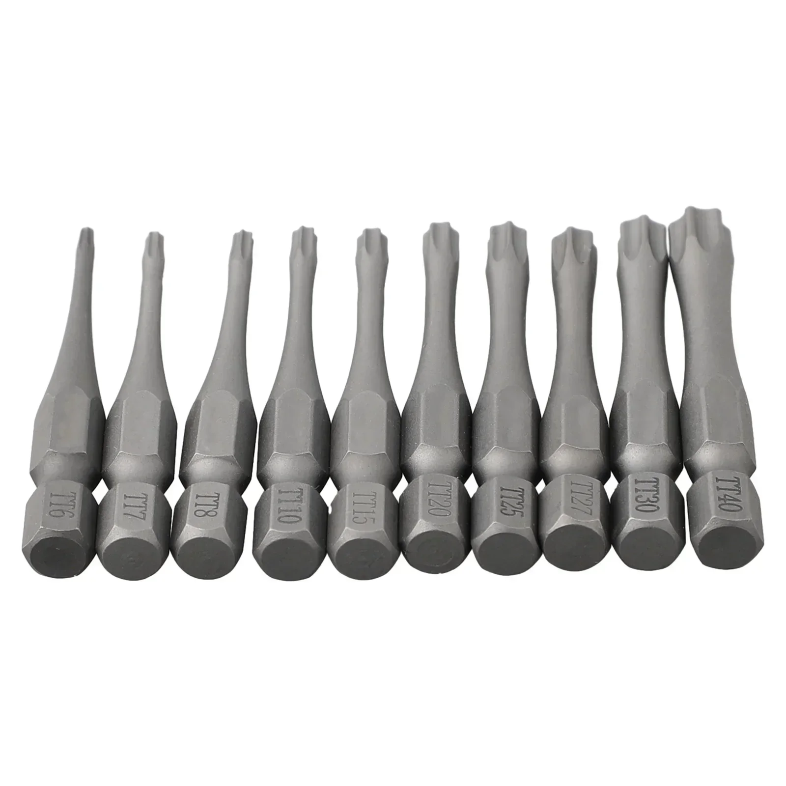 50mm Magnetic Torx Screwdriver Bit T6 T7 T8 T15 T20 T25 T27 T30 T40 For Pneumatic Electric Screwdrivers Power Tool Accessory