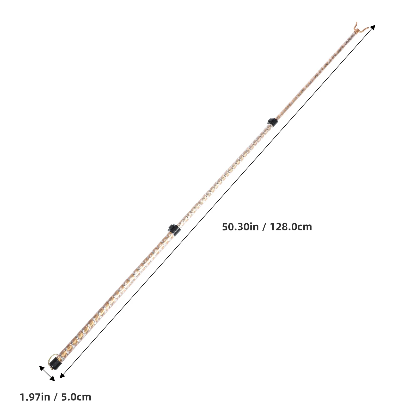 Riel de ropa retráctil, poste de secado de aluminio, tenedor telescópico, colgador de balcón, línea de armario para el hogar, poste Simple, herrajes para tendedero