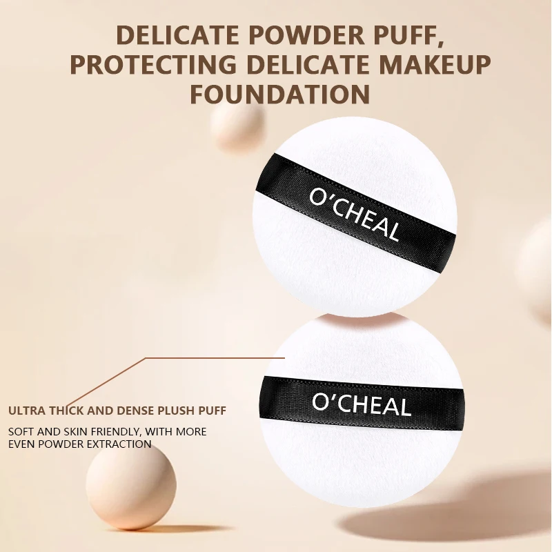 Whitening Girl Face Powder with Oil Control Loose Powder for Makeup Powder Color Waterproof Facial Powder Make Up Accessories