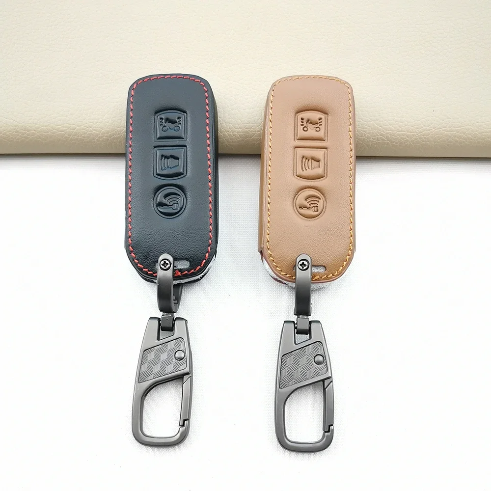 

2/3 Buttons Leather Key Case For With Remote Control For Honda PCX 150 Hybrid Model SH125 Scoopy SH300 Force 125 300 Scooter