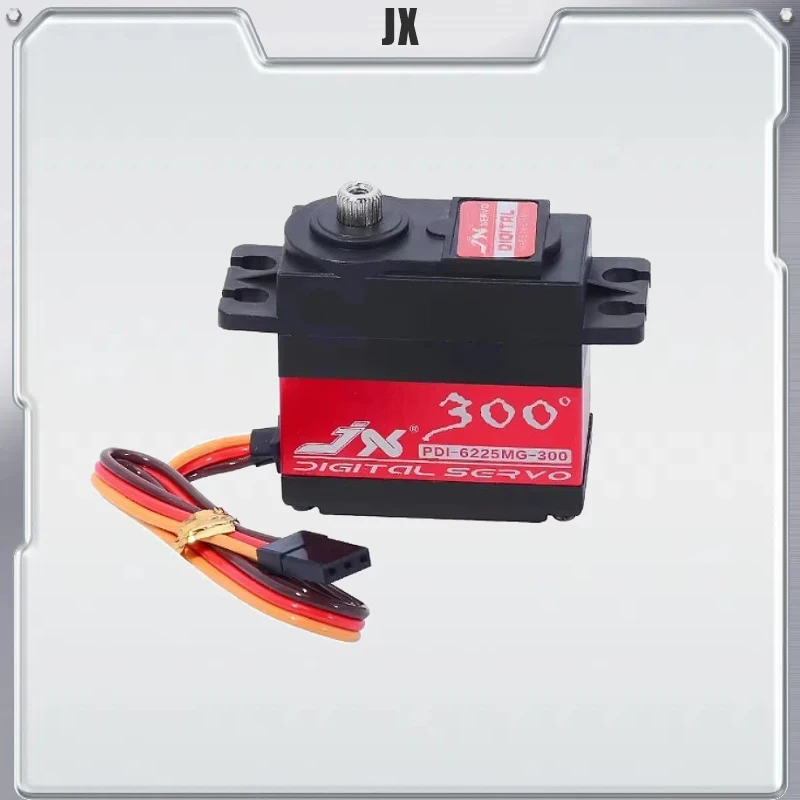

JX Servo PDI-6225MG-300 25kg 300 degree Metal Gear Digital micro High Torque for RC Racing Car Robort Arm Helicopter RC Parts