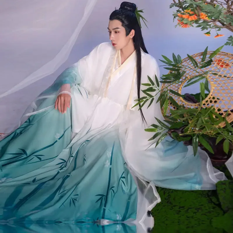 عباءة الهالوين للعب الأدوار من سلالة كوس مينغ مطبوعة بياقة قطرية للرجال والنساء في الملابس الصينية القديمة 1;w'2,c.3;r'