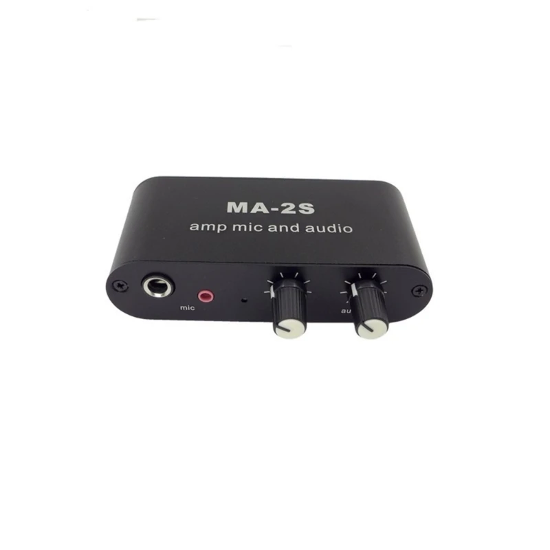 

F68B MA2S Sound Amplifier 6.5mm 3.5mm Inputs Aluminum Housing Studio Quality Output