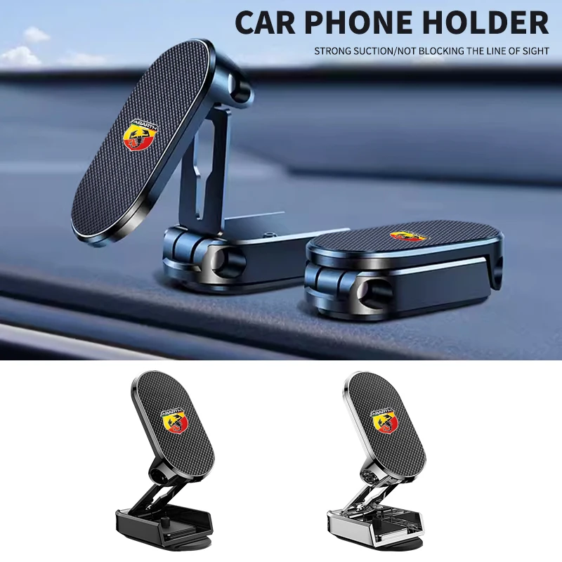 

Metal Magnetic attraction Car Phone Mount Holder GPS Holder For Abarth Freemont Strada 500x Grande Punto Ducato Stilo Palio