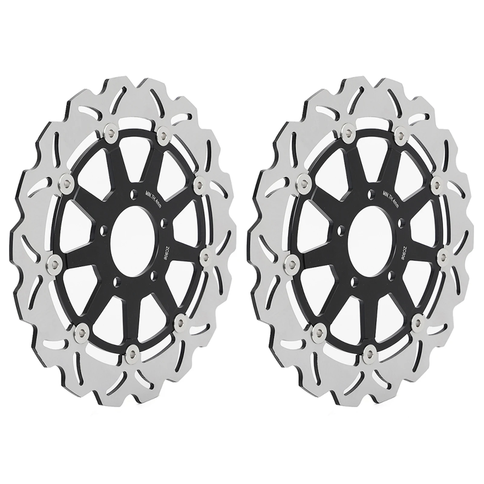 Front Brake Discs Rotors Disks For Suzuki GSX1300R GSXR1300 Hayabusa 99-17 2000 01 02 03 04 05 06 07 08 09 10 11 21 22 23 24 25
