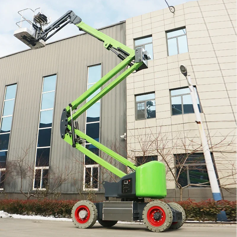 Lifting 16m 20m  Aerial Work Platform Man Lifts 200kg Load Electric Small Articulated Self Propelled Boom Lift Factory Price