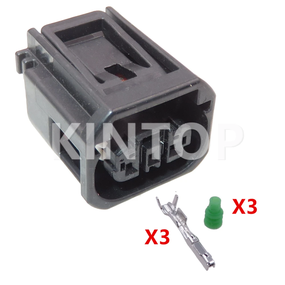 1 Set 3 Pins 7289-7041-30 90980-12D17 AC Assembly Car Plastic Housing Socket with Wires Auto Electric Cable Connector