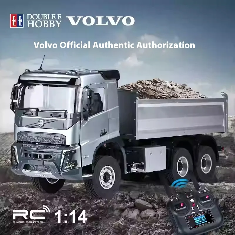 

Double Eagle 1/14 Полномасштабная имитация E015 Fmx Самосвал Большой пульт дистанционного управления Электрический сплав Строительная инженерная модель T