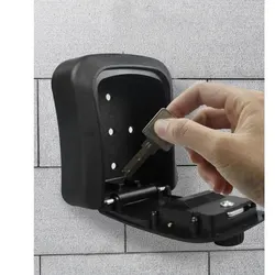 Safe Deposit Keys Security Box Secret Hidden Safe Portable Strong Box Plastic Material Suitable For Home, Decoration, Factory