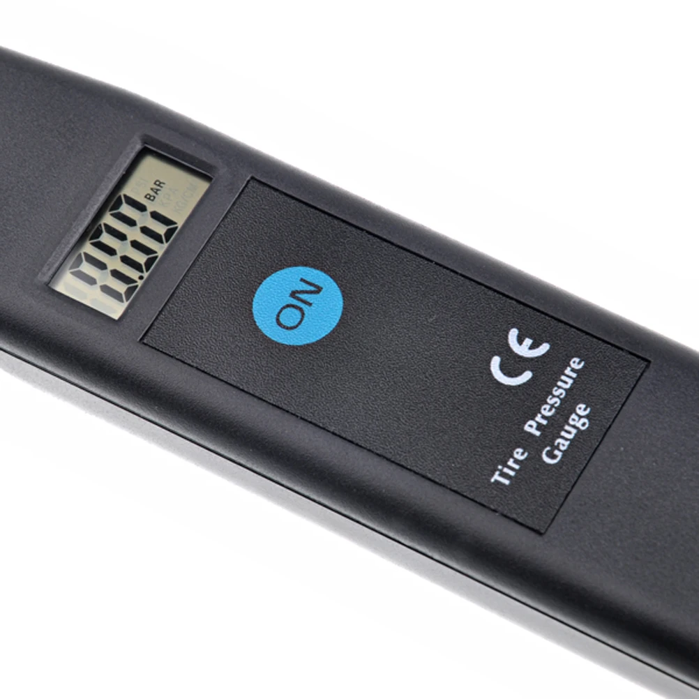 

Electronic Digital LCD Tire Air Pressure Gauge 5-150PSI Gauge Tester Tool for Auto Car Motorcycle Truck Non-Slip Grip (Black)