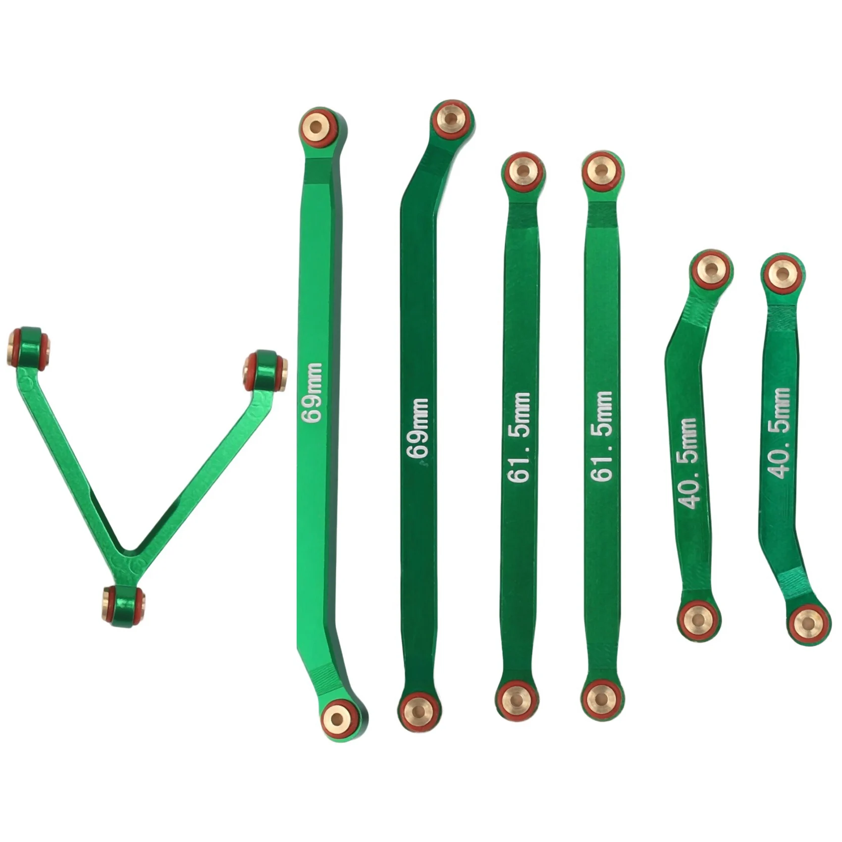 

Modern CNC High Clearance Chassis Link Rod Set for Axial SCX24 1/24 RC Car,C