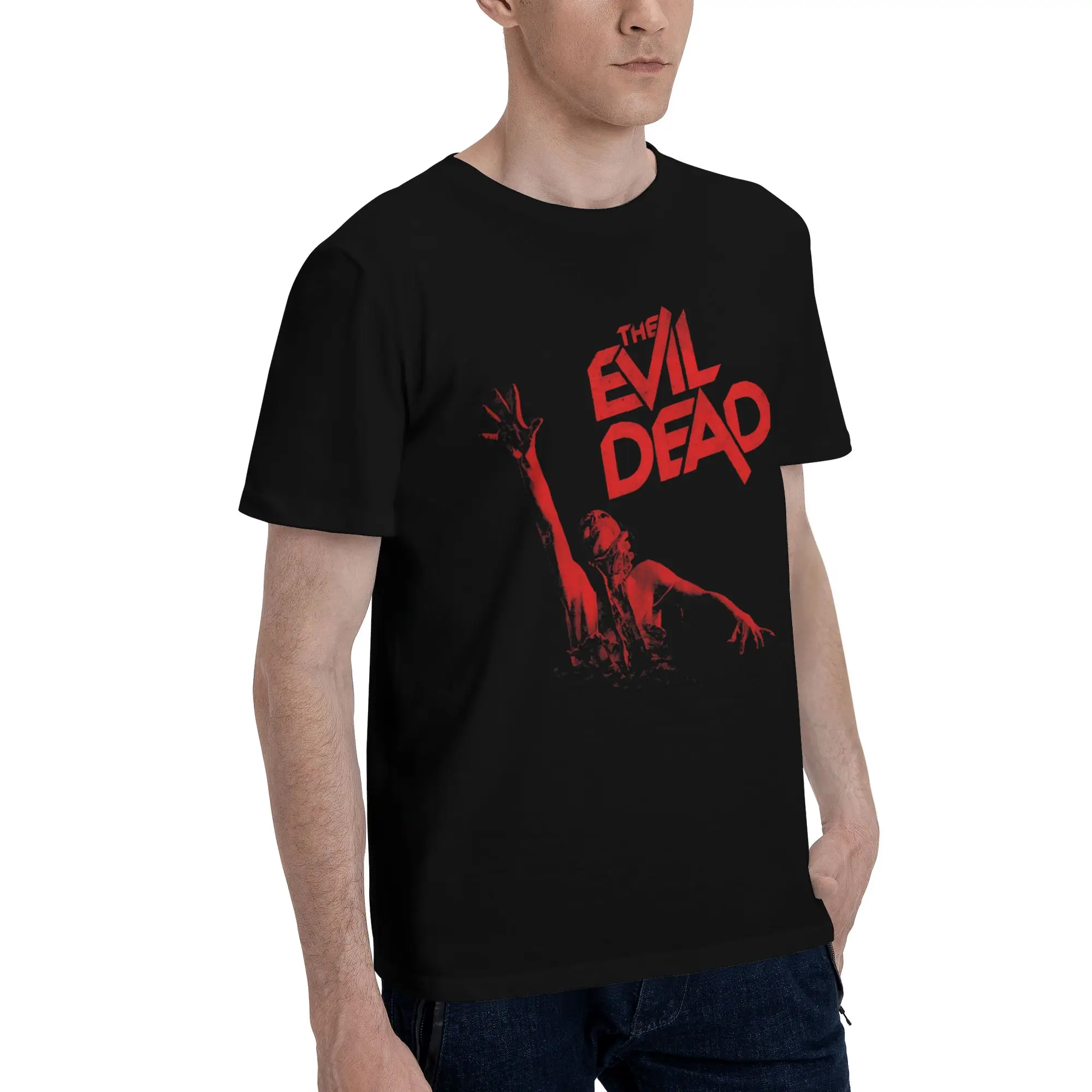 Men Women Graphic Printed Evil Dead Burn  Tee T Shirt 100% Cotton  T-shirts Clothing