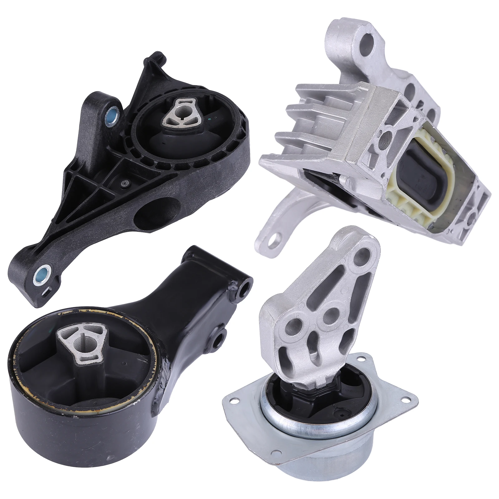 Motore Motore e supporto Trans Set da 4 pezzi compatibile per Cadillac SRX FWD AUTO 3.0L 3.6L 2010-2016