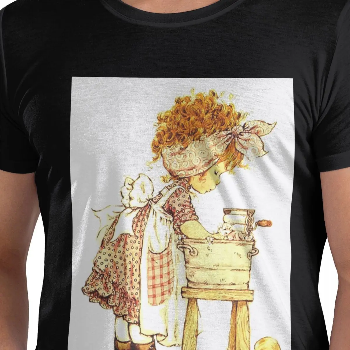 

Kawaii Sarah Kay 100% Cotton T-Shirt Men's Oversized T Shirts Men Crew Neck Short Sleeve S-6XL