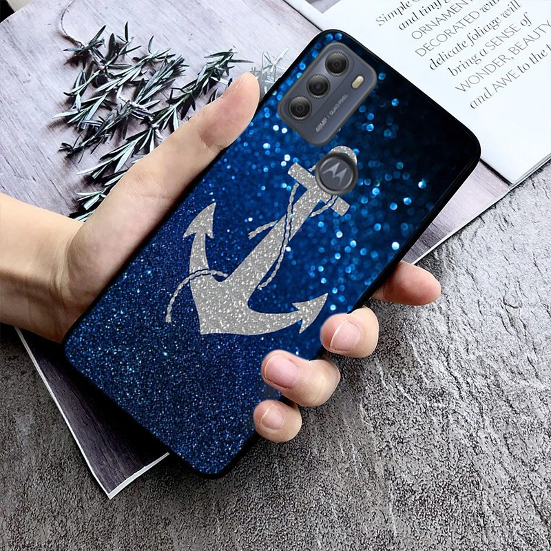 Anchor Phone Case For Moto G84 G22 G32 G42 G52 G62 G53 G72 G60 G60S G100 G10 G20 G30 G13 G50 G 5G G Pure