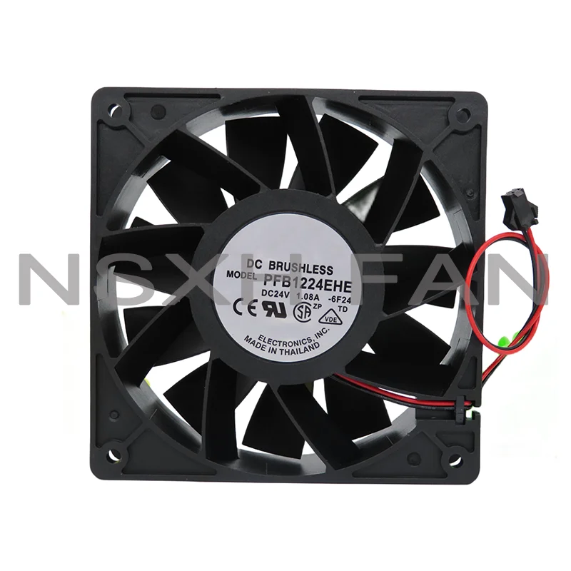 New And Original PFB1224EHE 12CM 120mm 12038 24V 1.08A Wind Inverter Cooling Fan 120*120*38mm