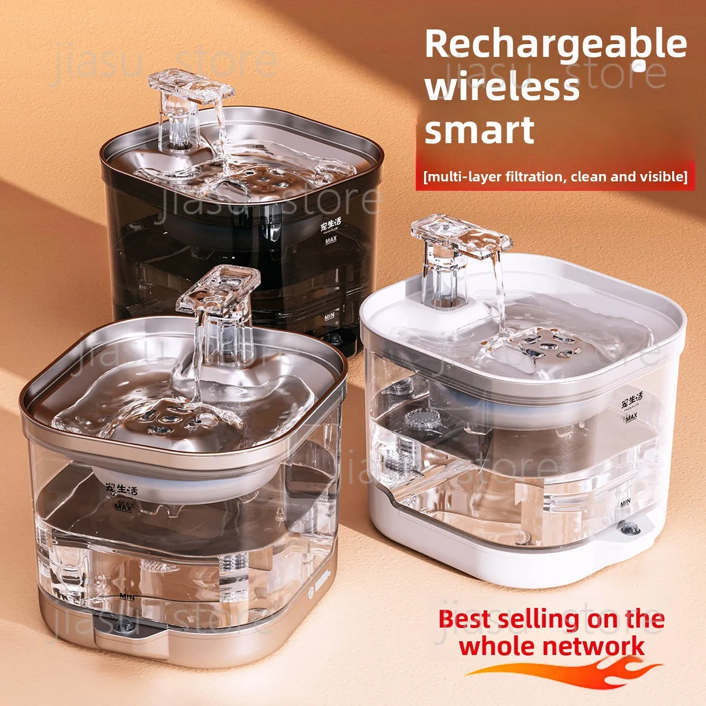 

Автоматическая поилка для кошек с циркуляцией воды, проточной подачей воды, поддержанием постоянной температуры, беспроводная.