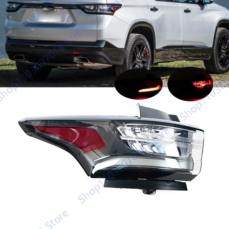 

Для Chevrolet Traverse 2018 2019 2020 задний фонарь стоп-сигнал задний бампер сигнальный фонарь задний фонарь аксессуары