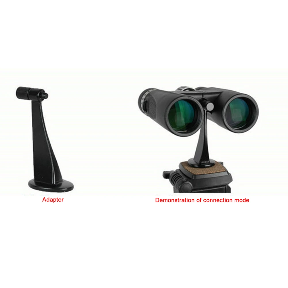 Soporte Binocular Montaje De Roscado De 1/4 Pulgadas Accesorios De Montaje Binocular Universal para Observación De Pájaros Eventos Deportivos