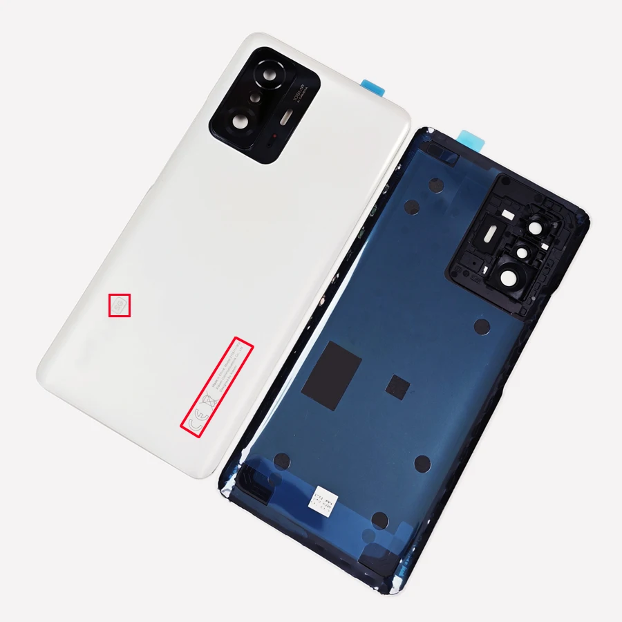 100% A+++ Glass Back For Xiaomi 11T 5G / 11T Pro 5G Battery Cover Door Back Housing Rear Case Replacement Parts +Camera Lens