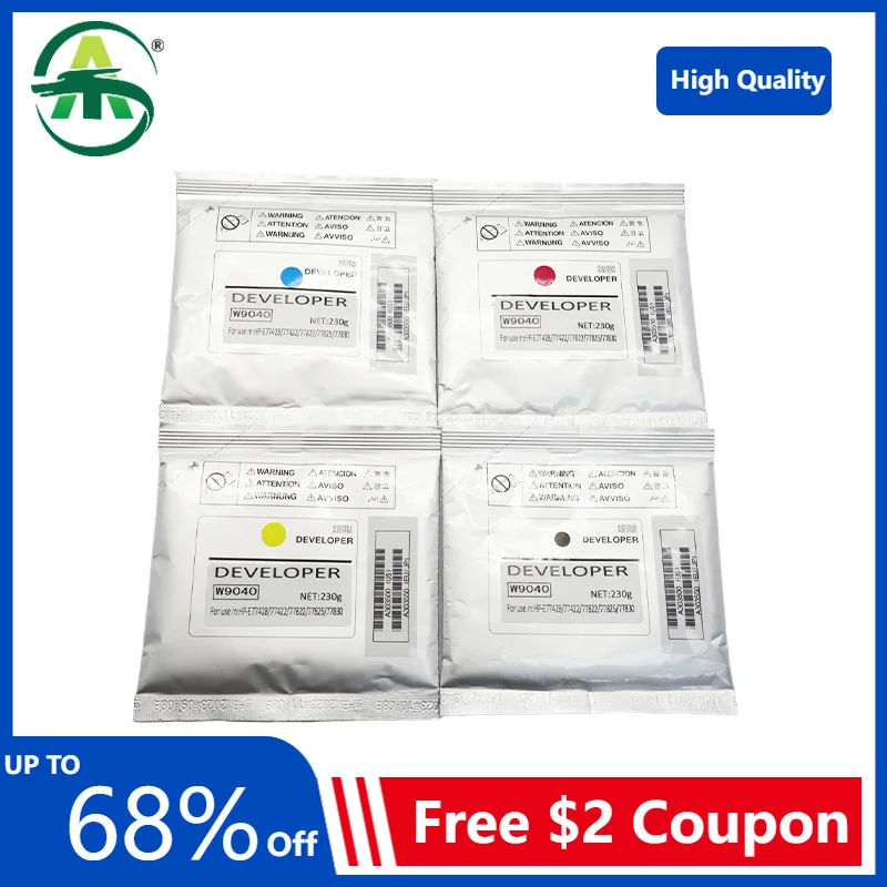 1PC W9040 Developer for HP E77822 77825 72530 77830 77840 77850 77860 78223 Developer Powder 230g
