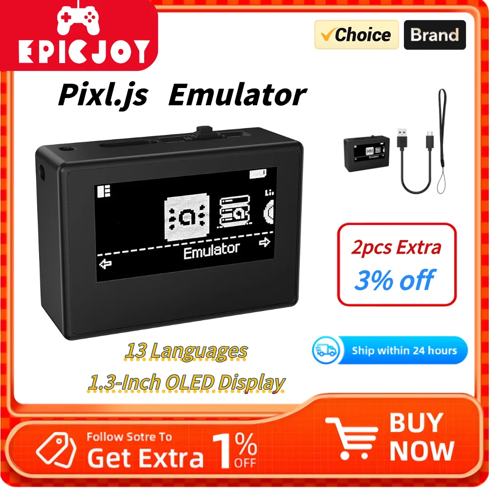 EPICJOY Smart NFC Pixl.js Emulator for Switch/Switch2 NS Wii U 3DS OLED HD Smart Simulator Bluetooth-Compatible Gaming Accessory