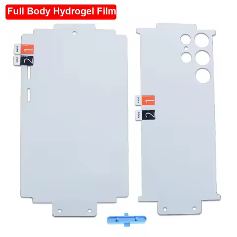 Front Back Screen Protector For Samsung Galaxy S23 S22 S24 Ultra S21 S20 Plus S10+ Note 10+Note 20 Ultra 9 8 Hydrogel Gel Film